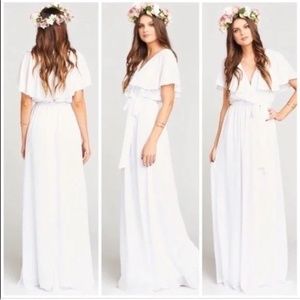 Show me your Mumu, white, maxi dress, size small